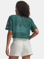 Under Armour Nõi UA Football Mesh Crop Tee póló
