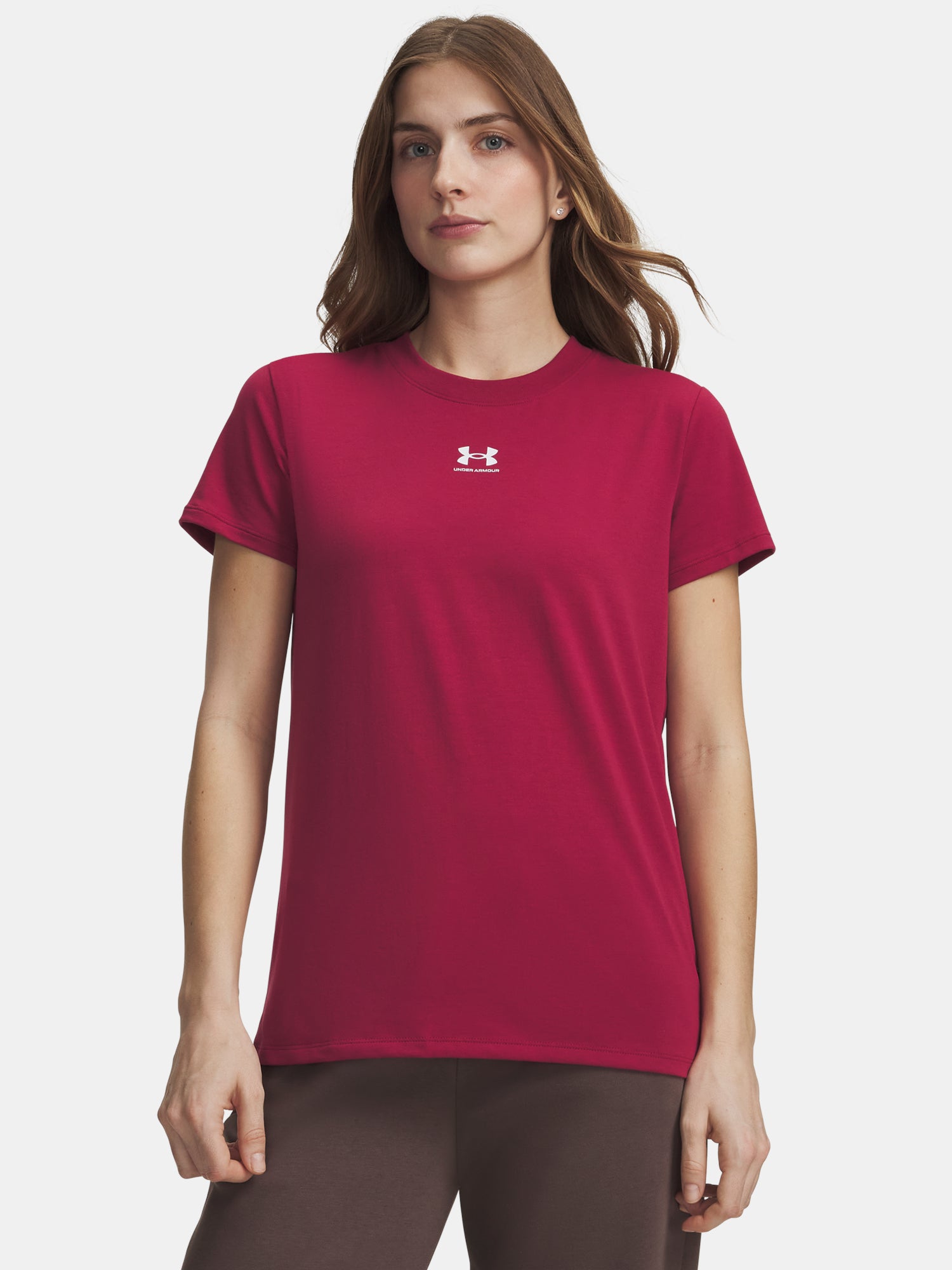 Under Armour Nõi UA Rival Core SS piros póló