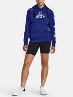 Under Armour Nõi UA Rival Fleece Graphic Hdy kék pulóver