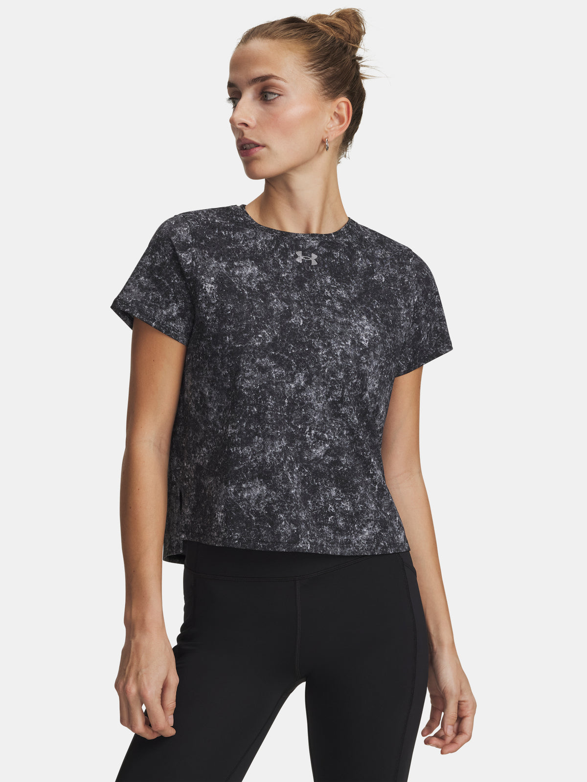 Under Armour Nõi UA Velociti Pro Print SS-BLK póló