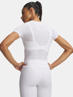 Nõi Under Armour HeatGear Elite SS fehér póló