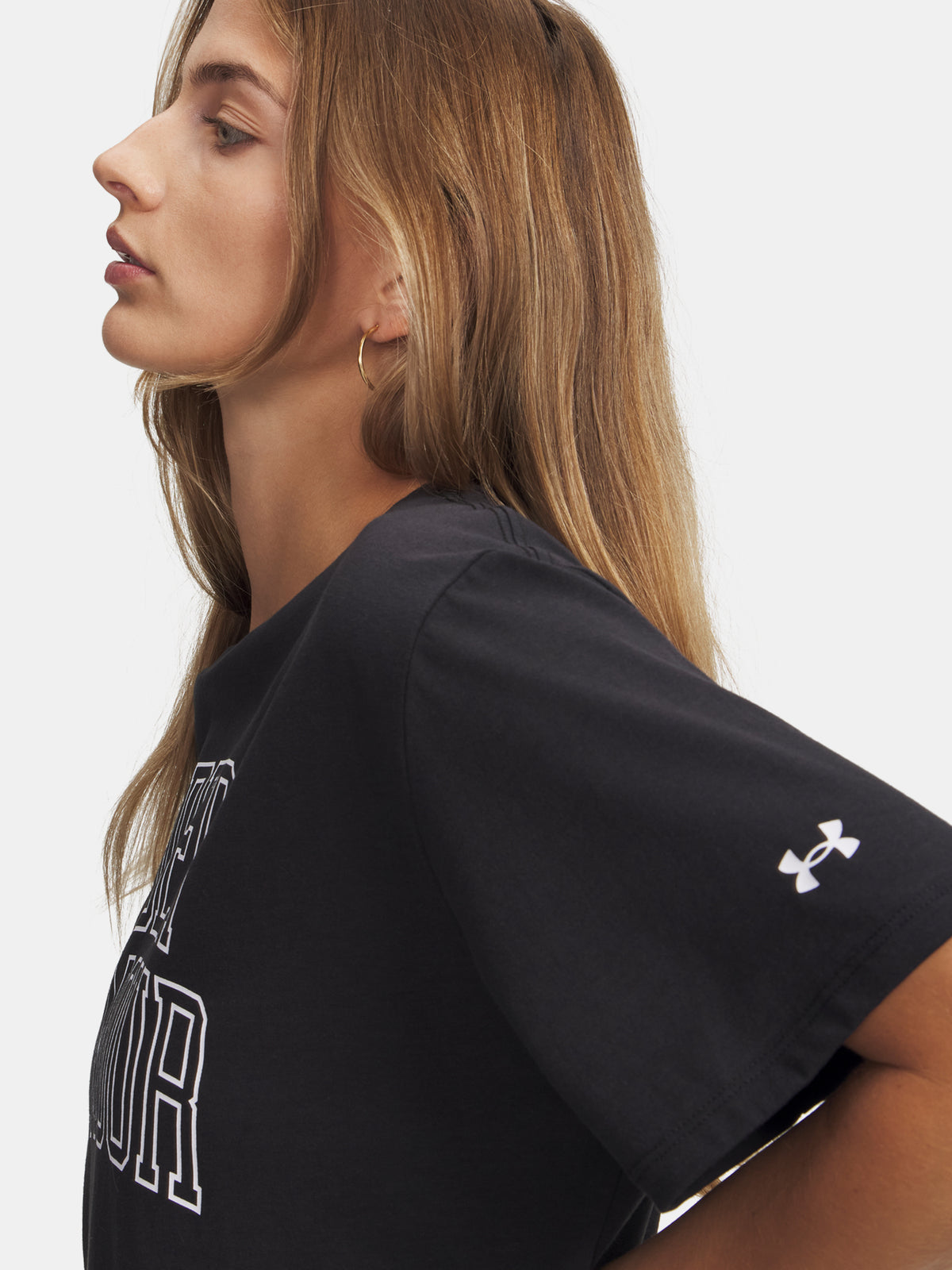 Nõi Under Armour Rival OS Campus Tee fekete póló