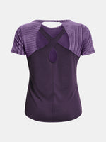 Nõi Under Armour Streaker Deco Diamond SS lila póló