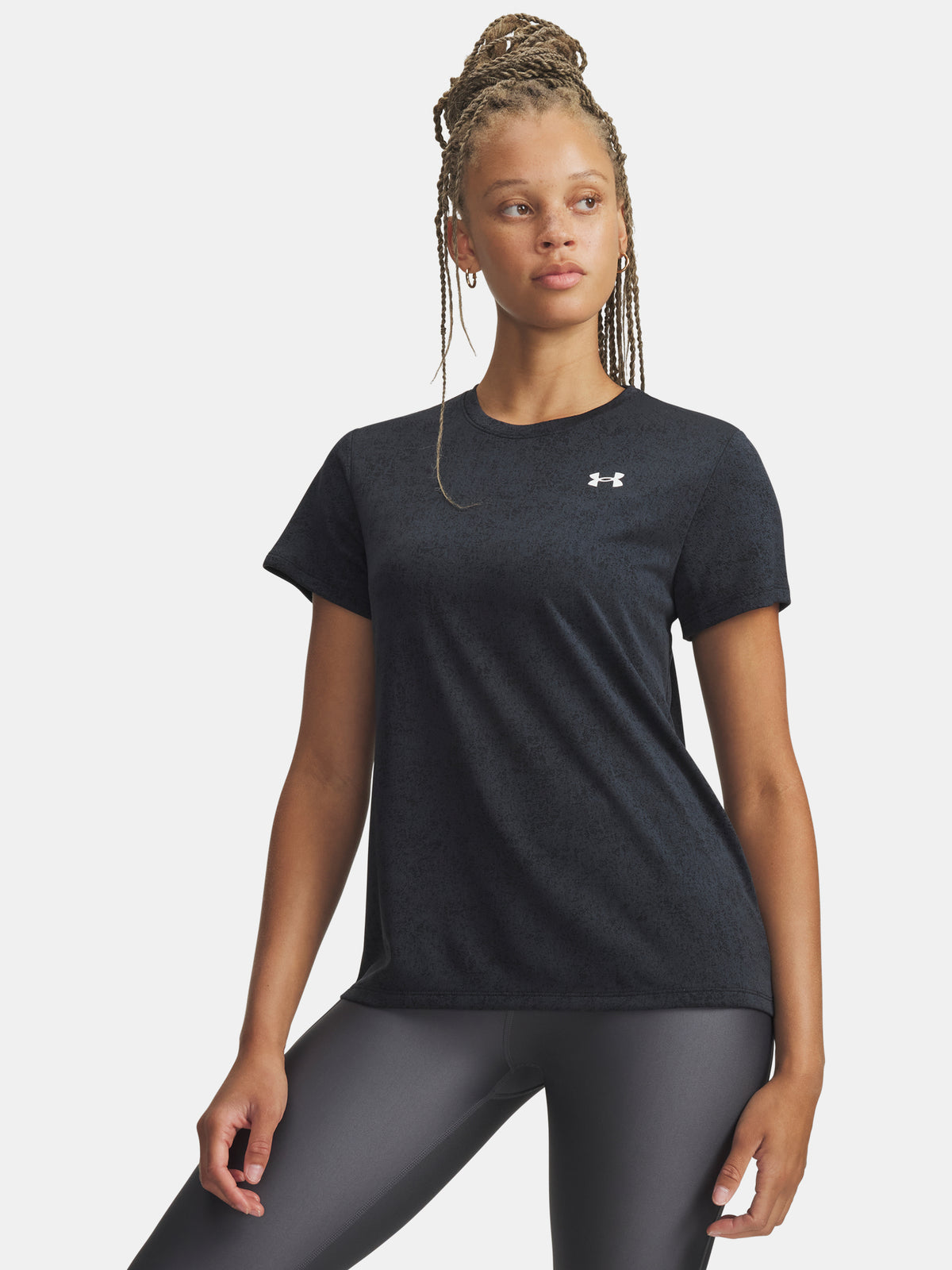 Nõi Under Armour Tech Pixelate SSC-BLK póló