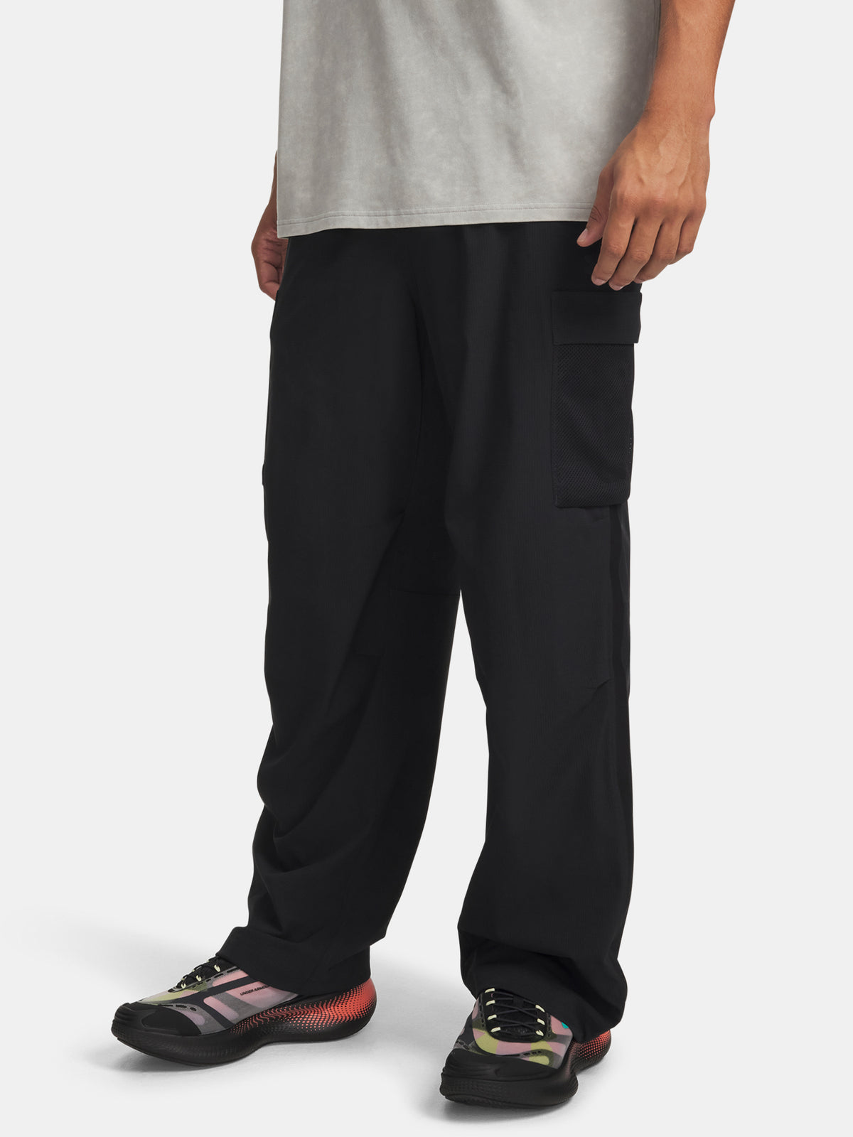 Under Armour Pánské sportovní kalhoty Unstoppable Airvent fekete unisex nadrág