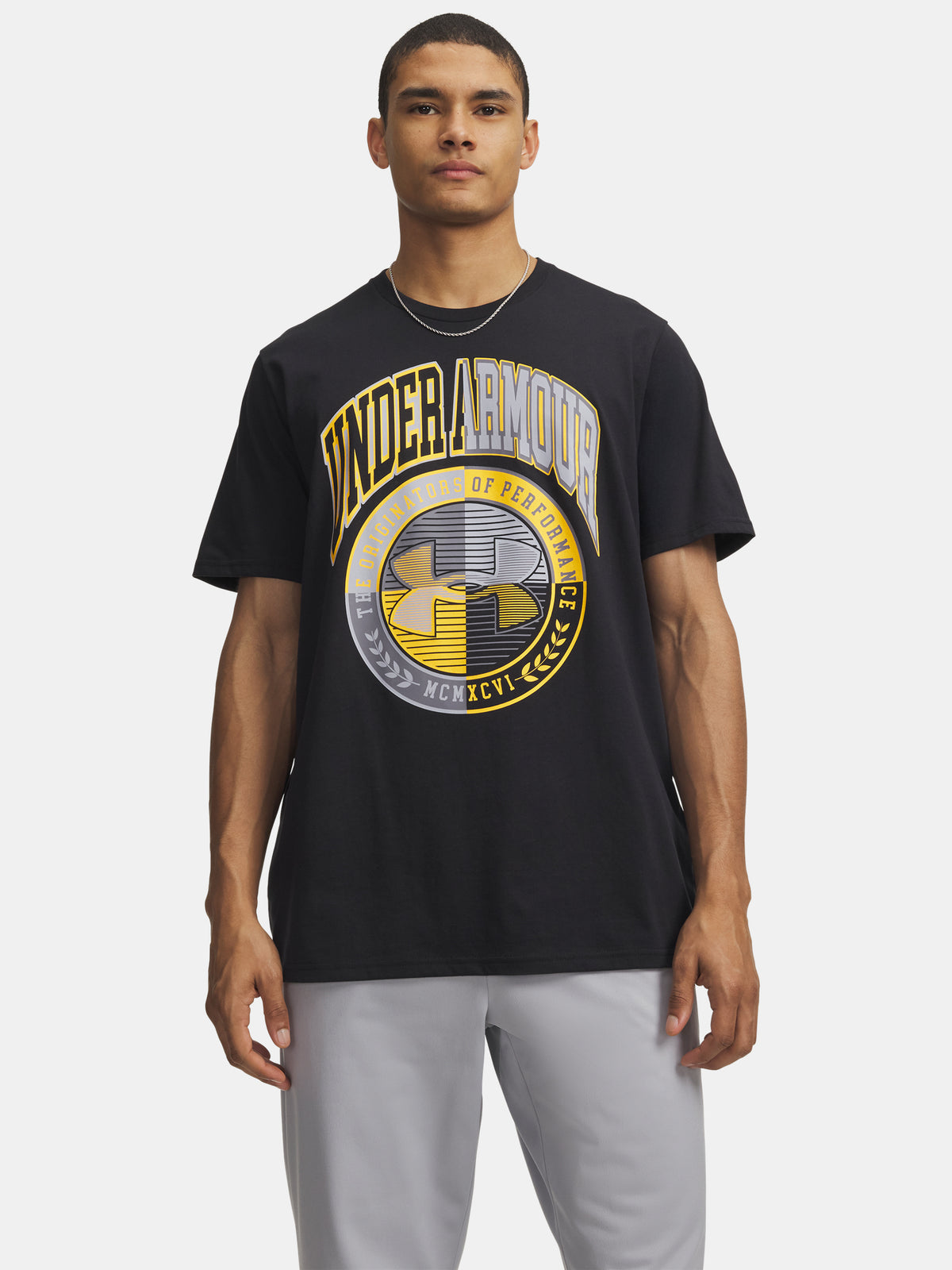 Under Armour Pánské triko UA VARSITY CREST SS férfi
