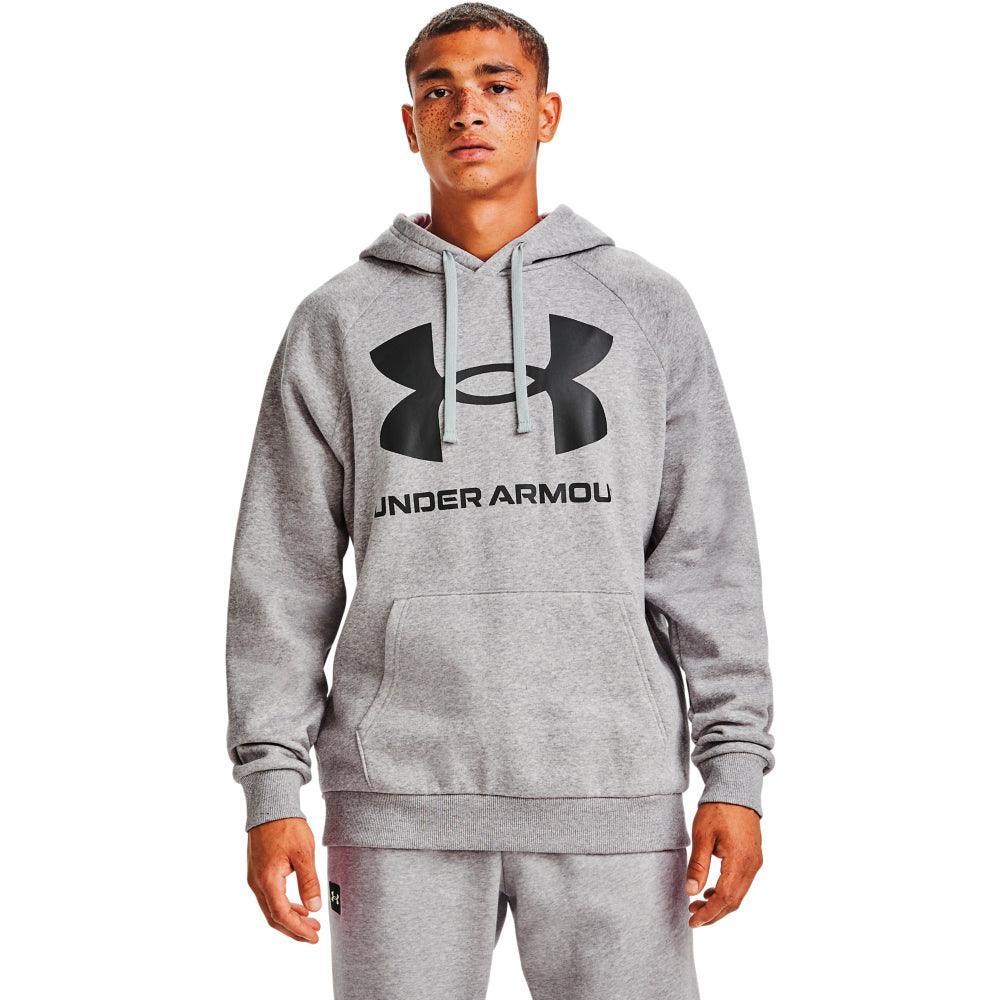 Under Armour Rival Fleece Big logo HD férfi kapucnis pulóver, szürke - Sportmania.hu