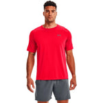 Under Armour Seamless SS férfi póló, piros Fitnesz Felső 1326413-600