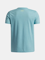 Under Armour UA B Varsity Crest SS fiú póló, kék