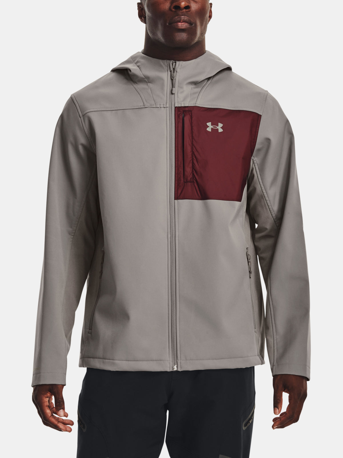 Under Armour UA CGI Shield 2.0 Hooded szürke férfi pulóver