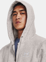 Under Armour UA Essential Fleece FZ Hood szürke férfi kapucnis pulóver