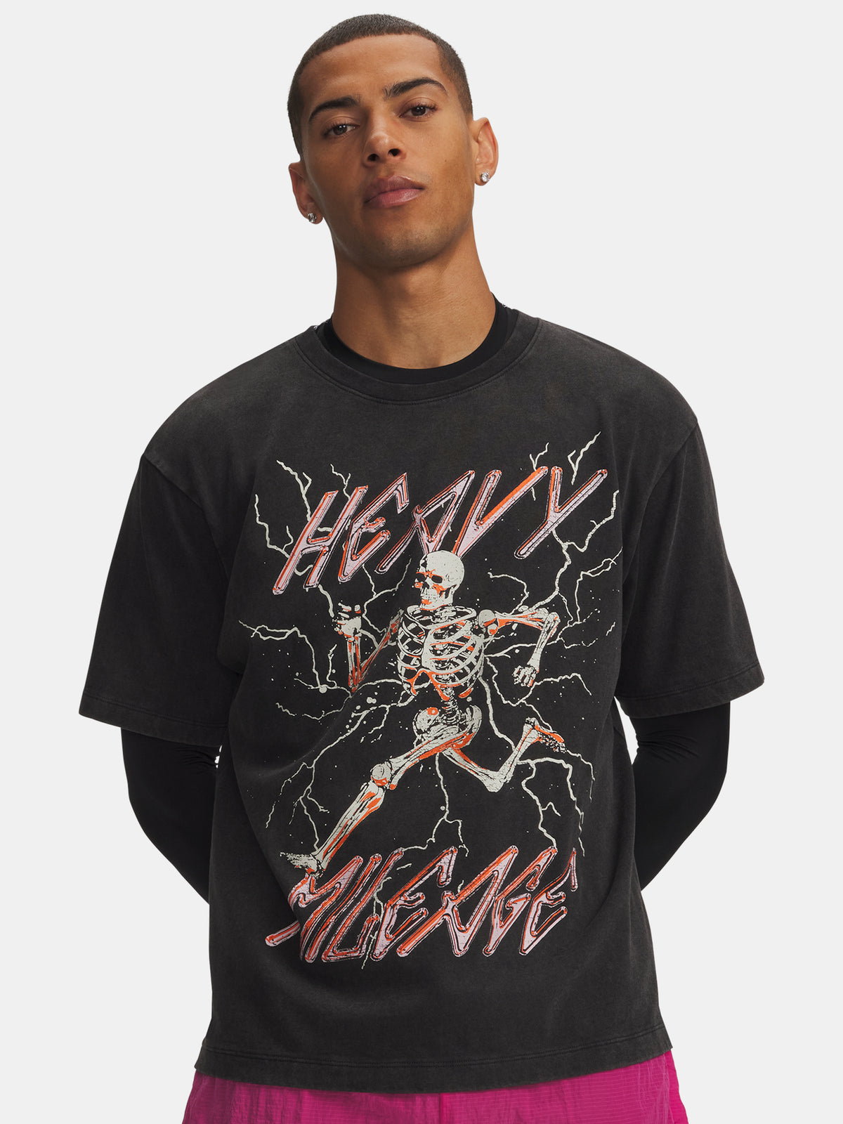 Under Armour UA HB Run HW Wash Miles SS férfi póló