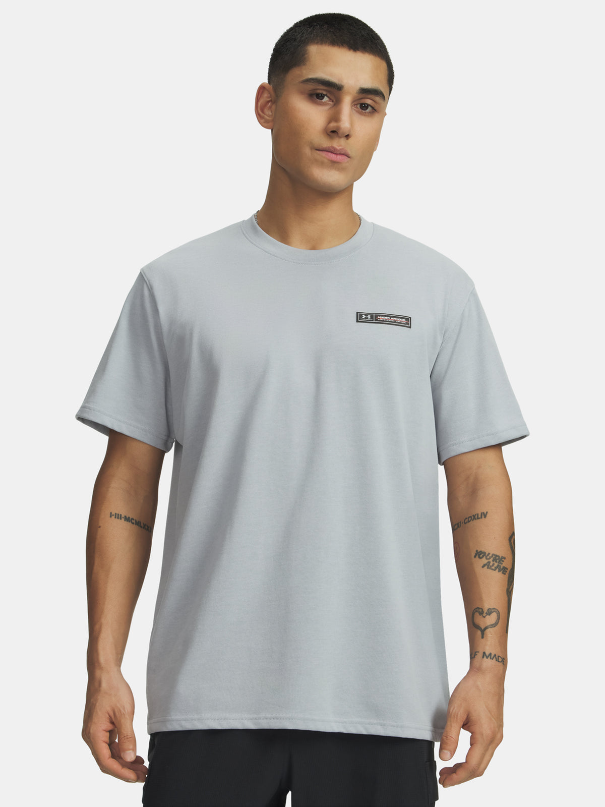 Under Armour UA HW ARMOUR LABEL SS férfi póló