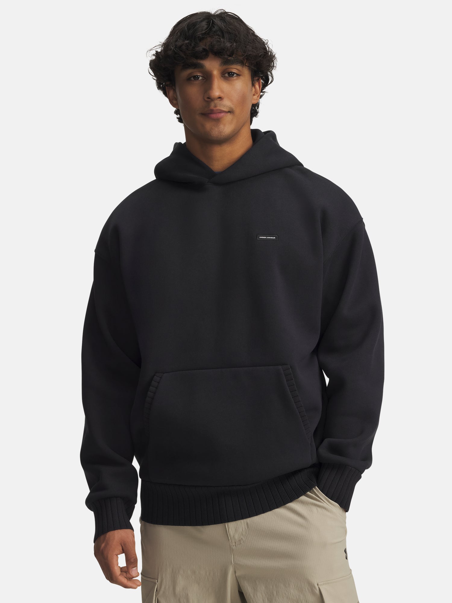 Under Armour UA Icon Heavy Rib Hdy-BLK férfi pulóver 6008900-001