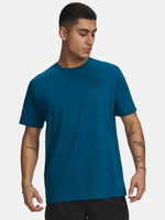 Under Armour UA M Radial WM SS kék férfi póló