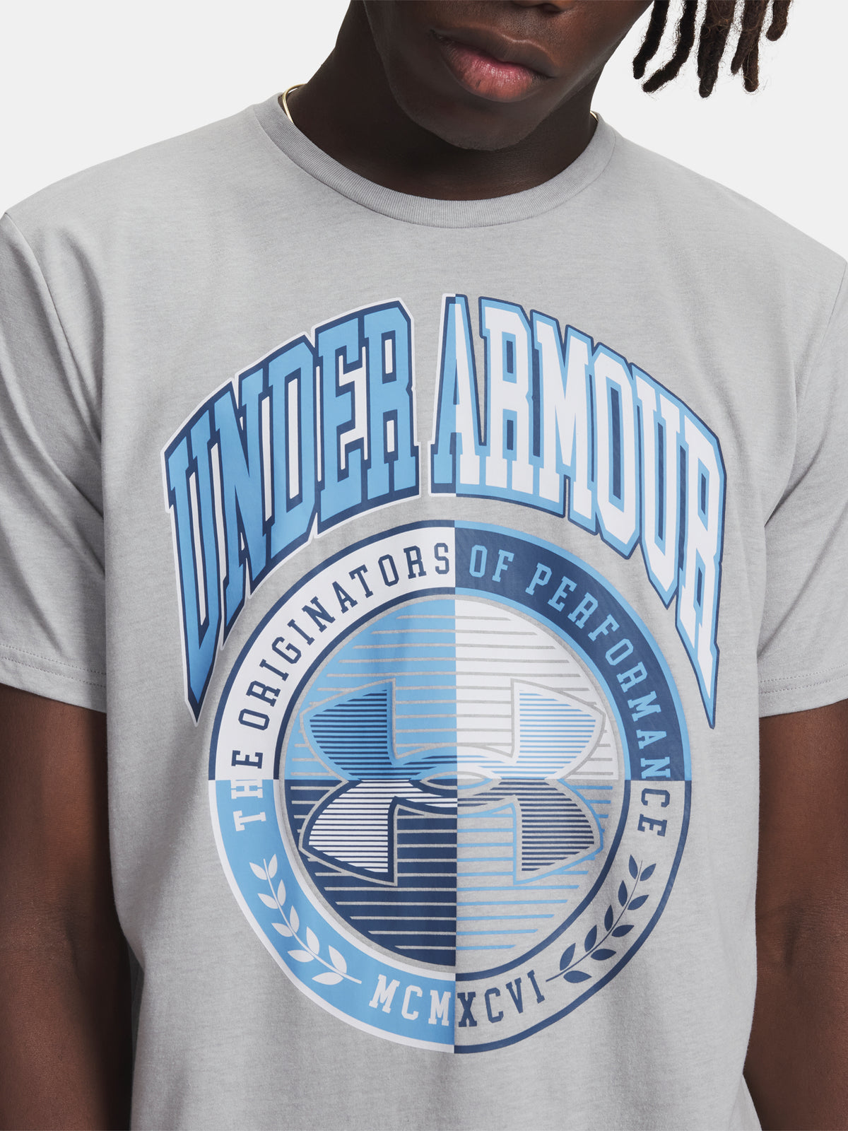 Under Armour UA M VARSITY CREST SS férfi póló 6009249-011