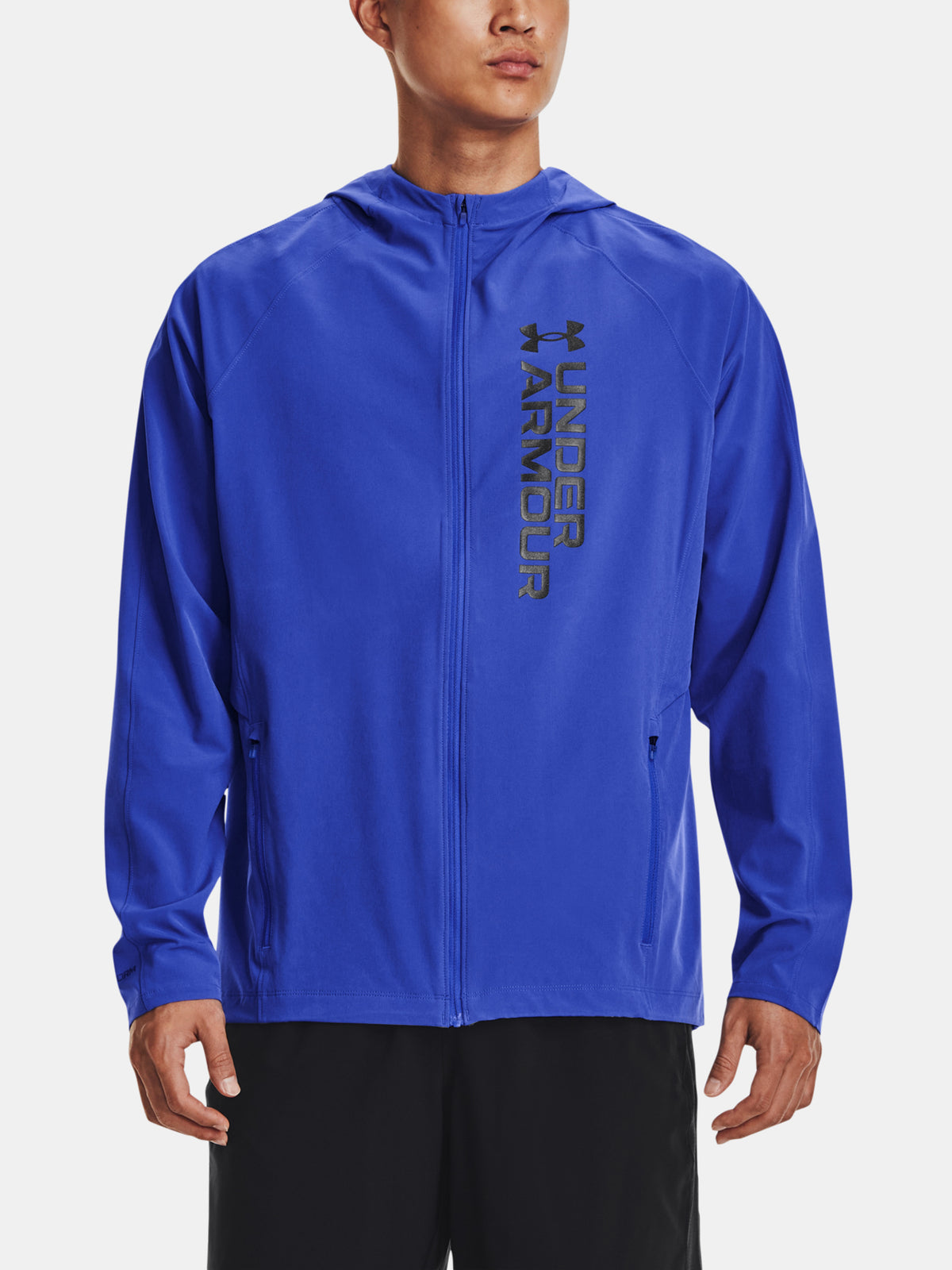 Under Armour UA OUTRUN THE STORM JACKET kék férfi kabát