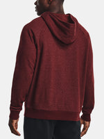 Under Armour UA Rival Fleece 1/2 Zip HD bordó férfi pulóver