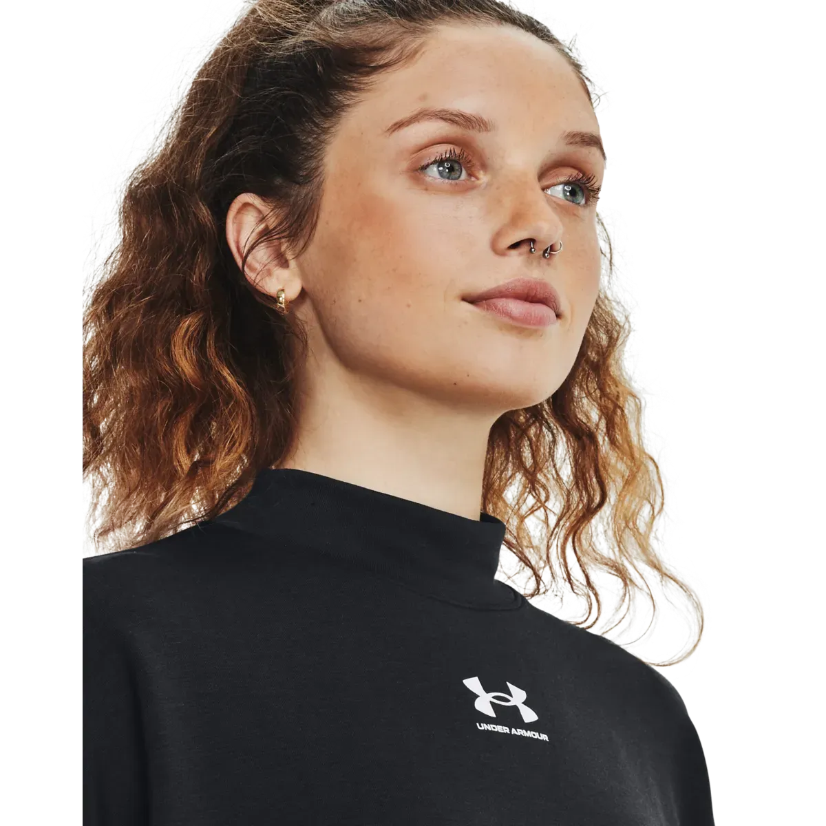 Under Armour UA Rival Terry Mock Crew Hosszú ujjú női Hosszú ujjú póló