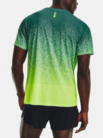 Under Armour UA RUSH CICADA SHORTSLEEVE férfi póló, zöld
