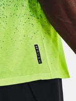 Under Armour UA RUSH CICADA SHORTSLEEVE férfi póló, zöld
