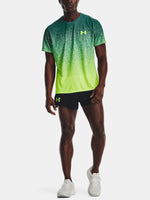 Under Armour UA RUSH CICADA SHORTSLEEVE férfi póló, zöld