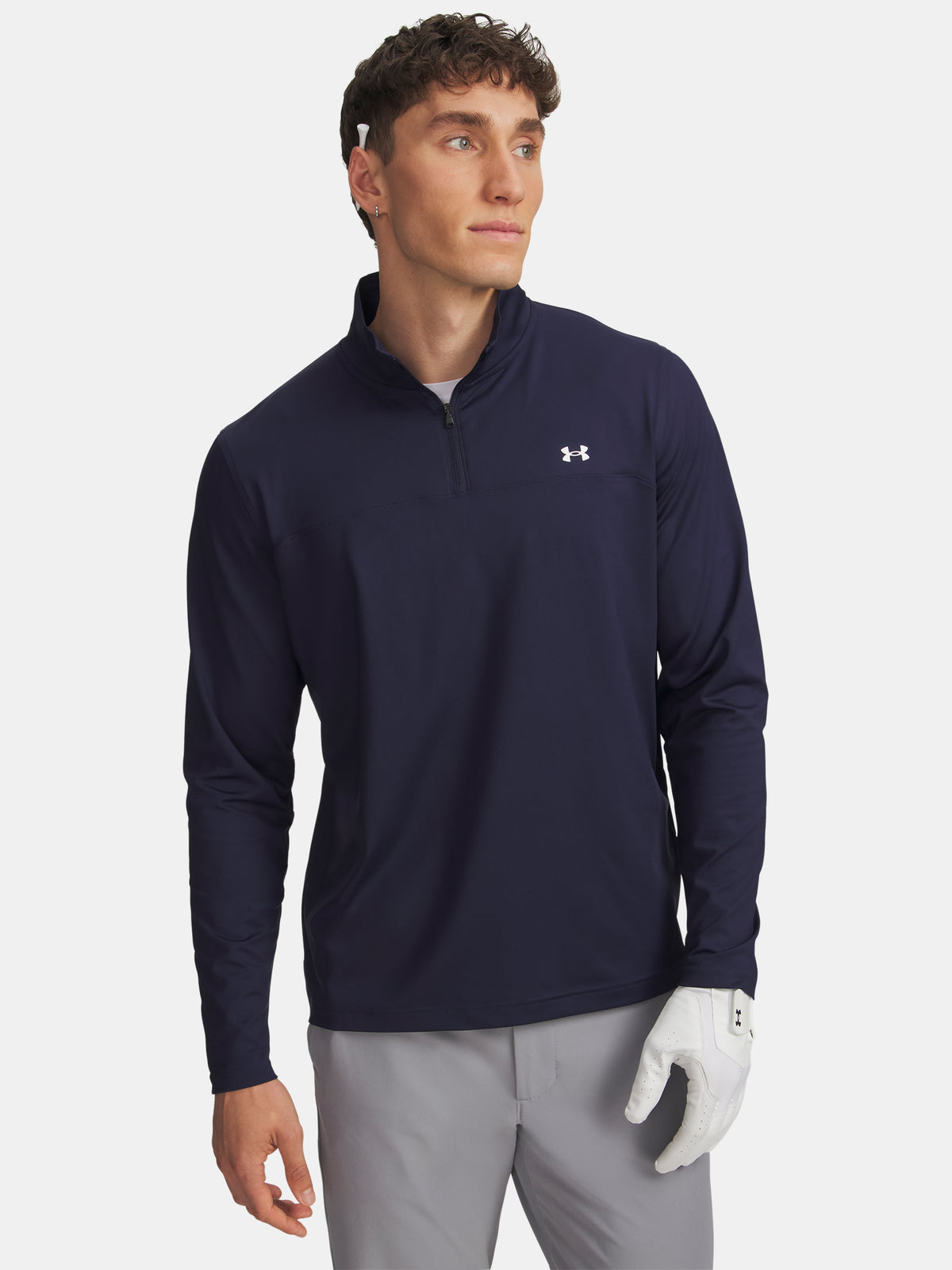 Under Armour UA T2G 1/4 Zip-BLU férfi póló