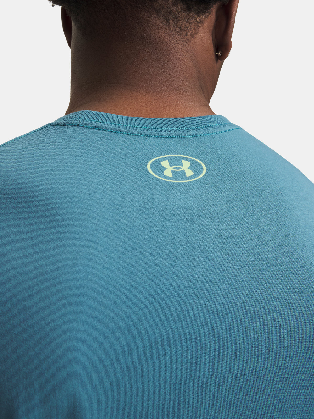 Under Armour UA TEAM ISSUE WORDMARK SS-BLU férfi póló