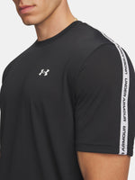 Under Armour UA Tech Taping SS fekete férfi póló