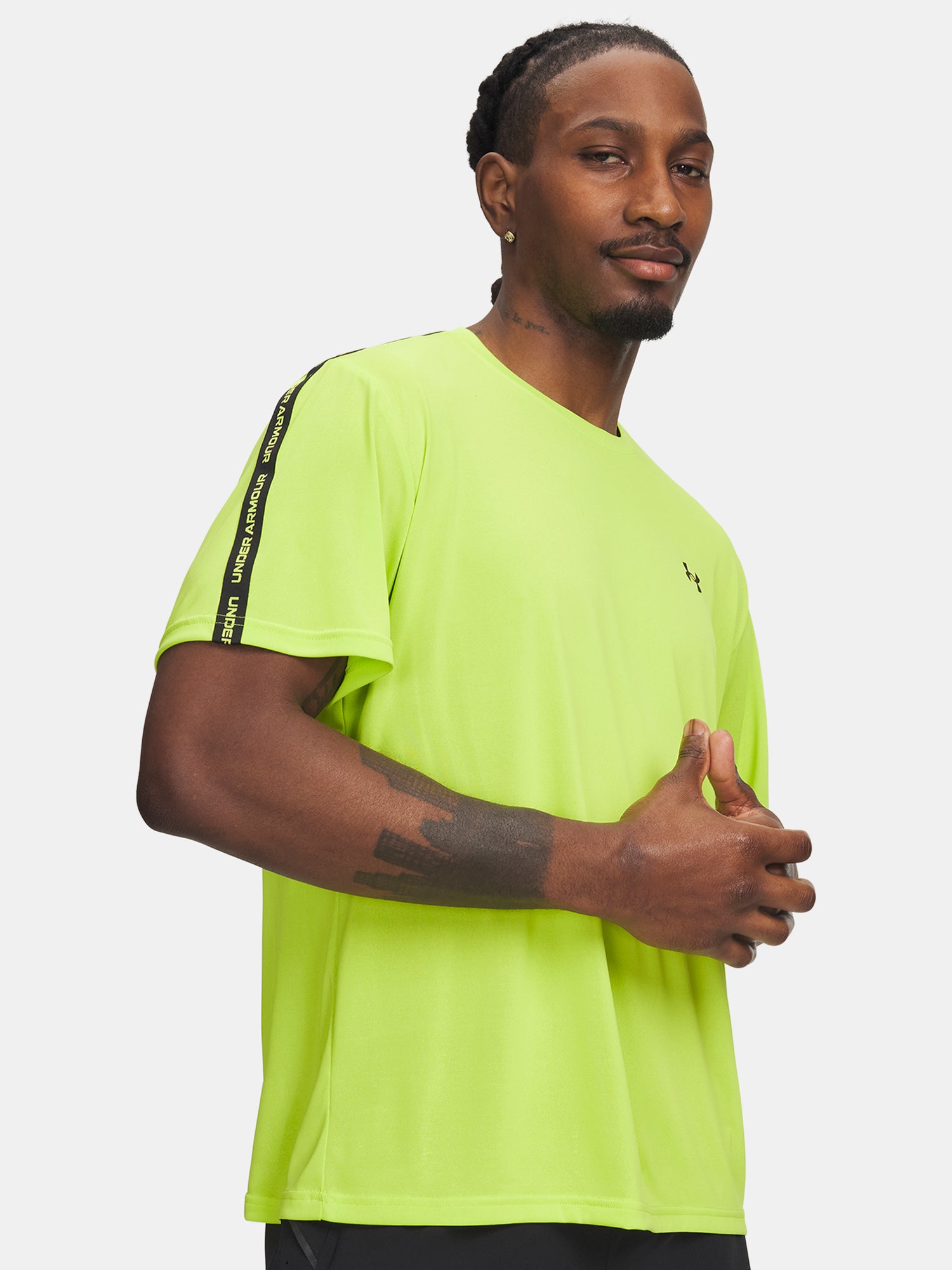Under Armour UA Tech Taping SS zöld férfi póló