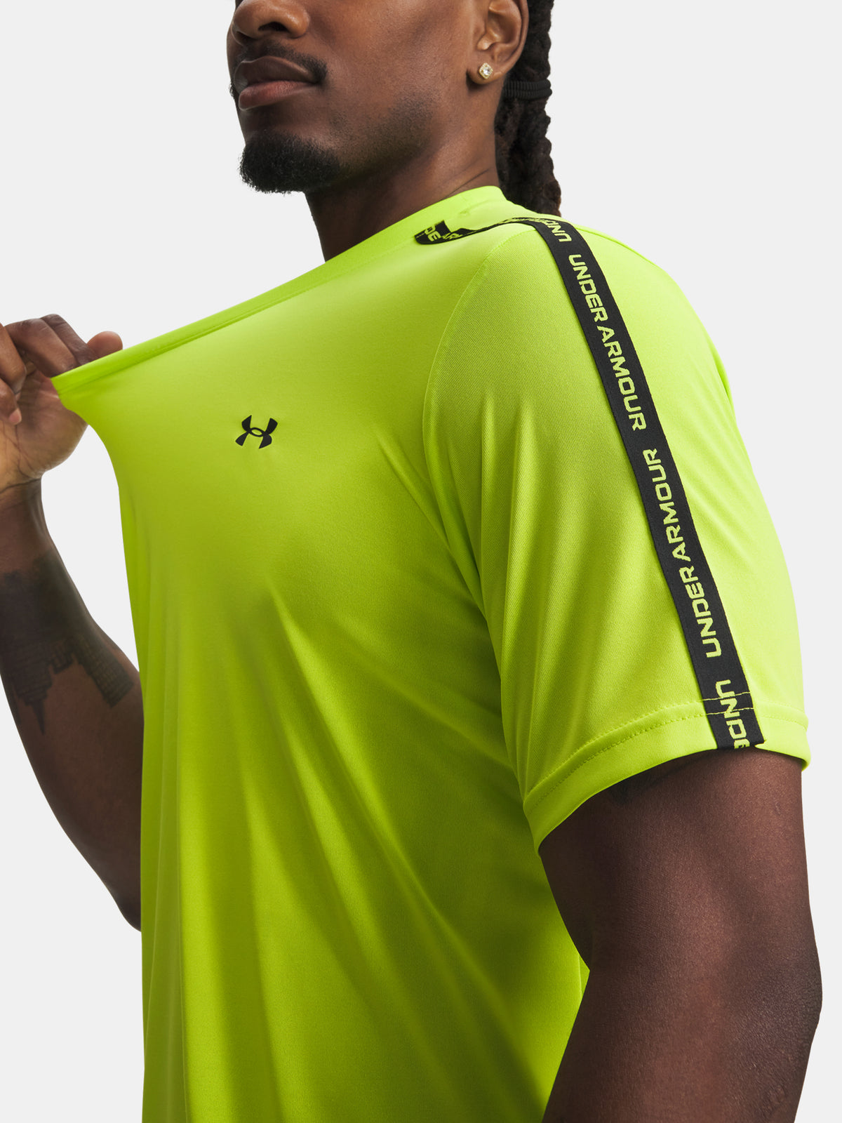 Under Armour UA Tech Taping SS zöld férfi póló