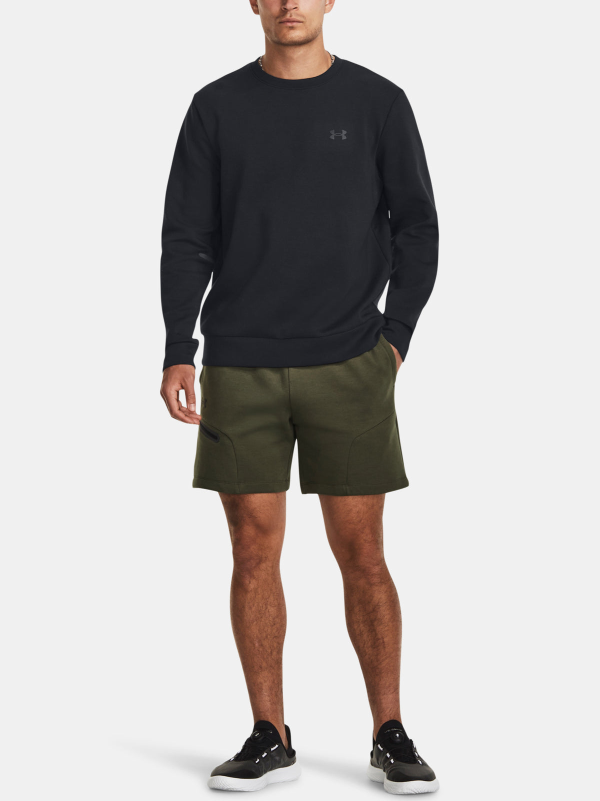Under Armour UA Unstoppable Flc Crew férfi
