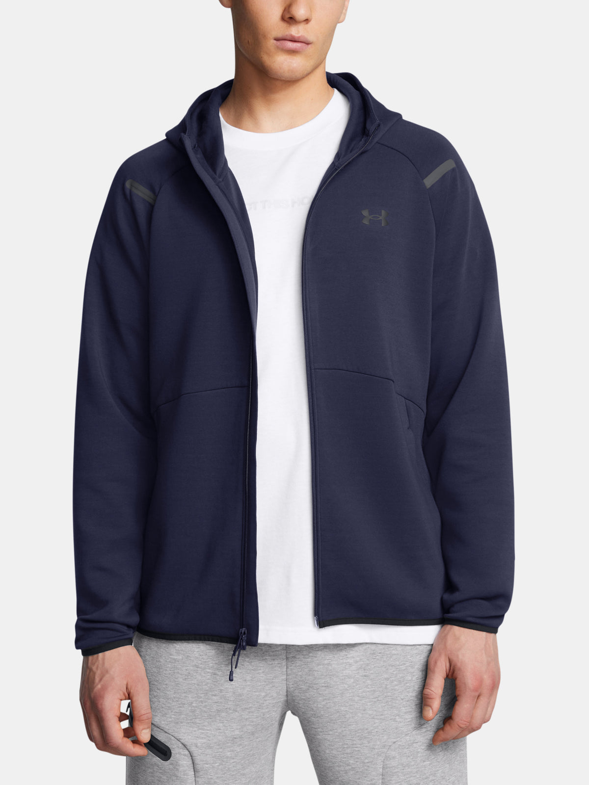 Under Armour UA Unstoppable Flc FZ HD EU zip pulóver férfi