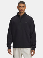 Under Armour UA Unstoppable Flc Half Zip-BLK zip férfi pulóver