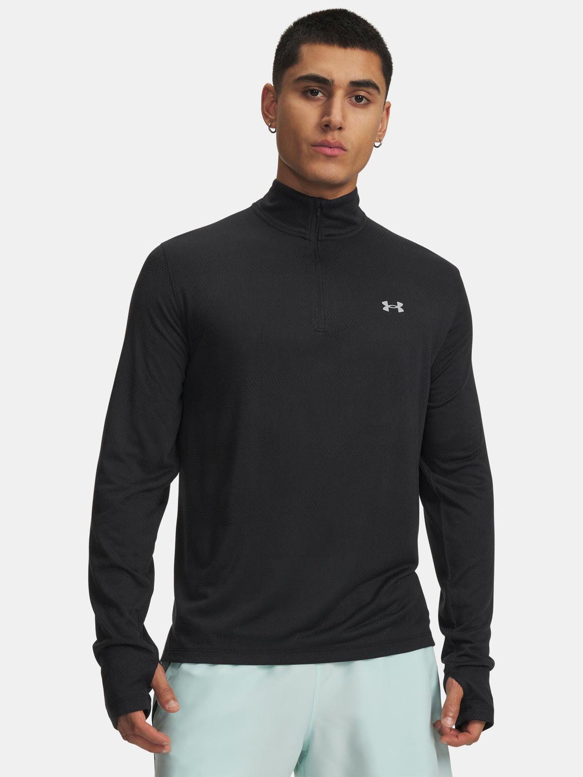 Under Armour UA Velociti 1/4 Zip-BLK férfi póló