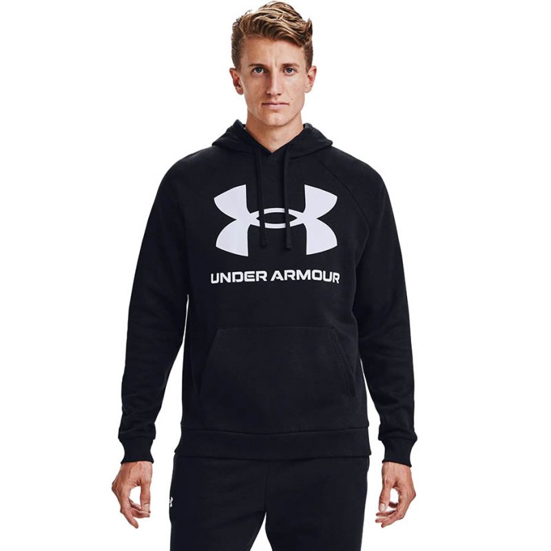Under Armour Under Armor Rival Fleece Big Logo HD sweatshirt fekete férfi pulóver 1357093001