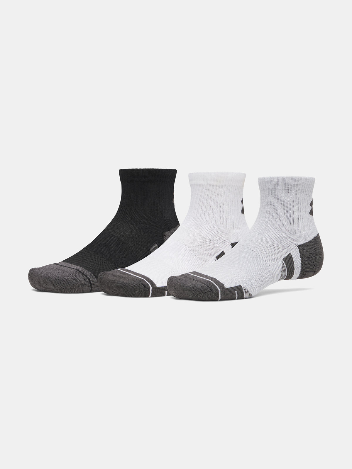 Under Armour Unisex New UA Perf Tech 3pk Qtr szürke zokni