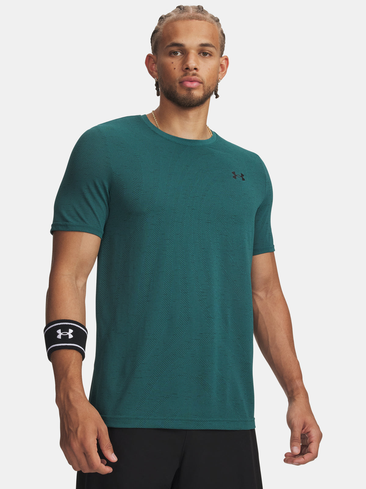 Under Armour Vanish Seamless Novelty SS-GRN férfi póló