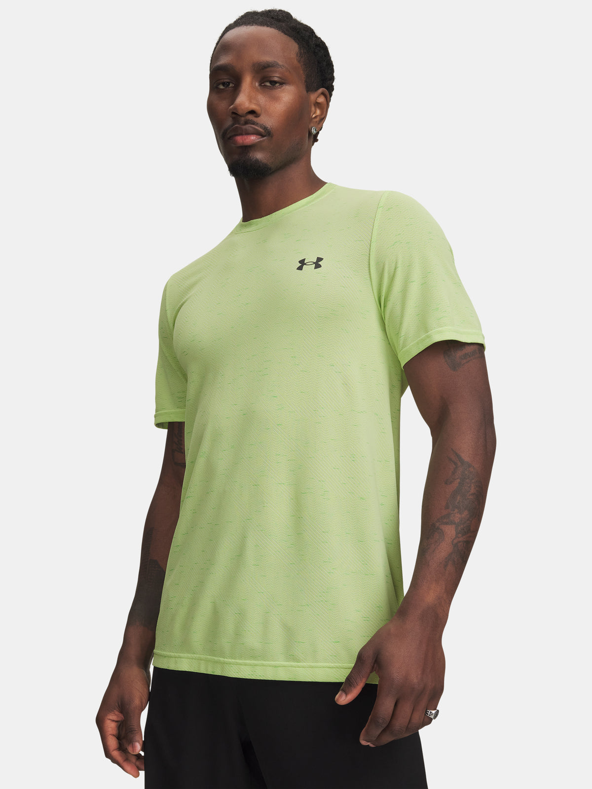 Under Armour Vanish Seamless Novelty SS zöld férfi póló