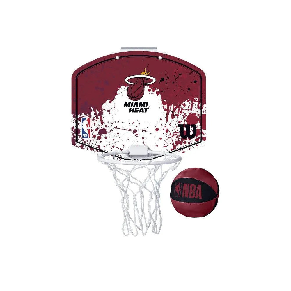 Wilson Miami Heat Team Mini Hoop minipalánk labdával - Sportmania.hu