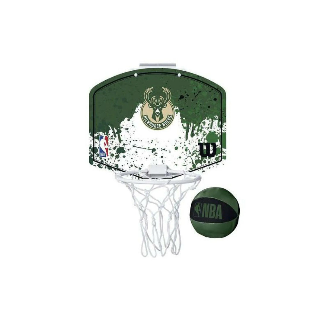 Wilson Milwaukee Bucks Team Mini Hoop minipalánk labdával - Sportmania.hu