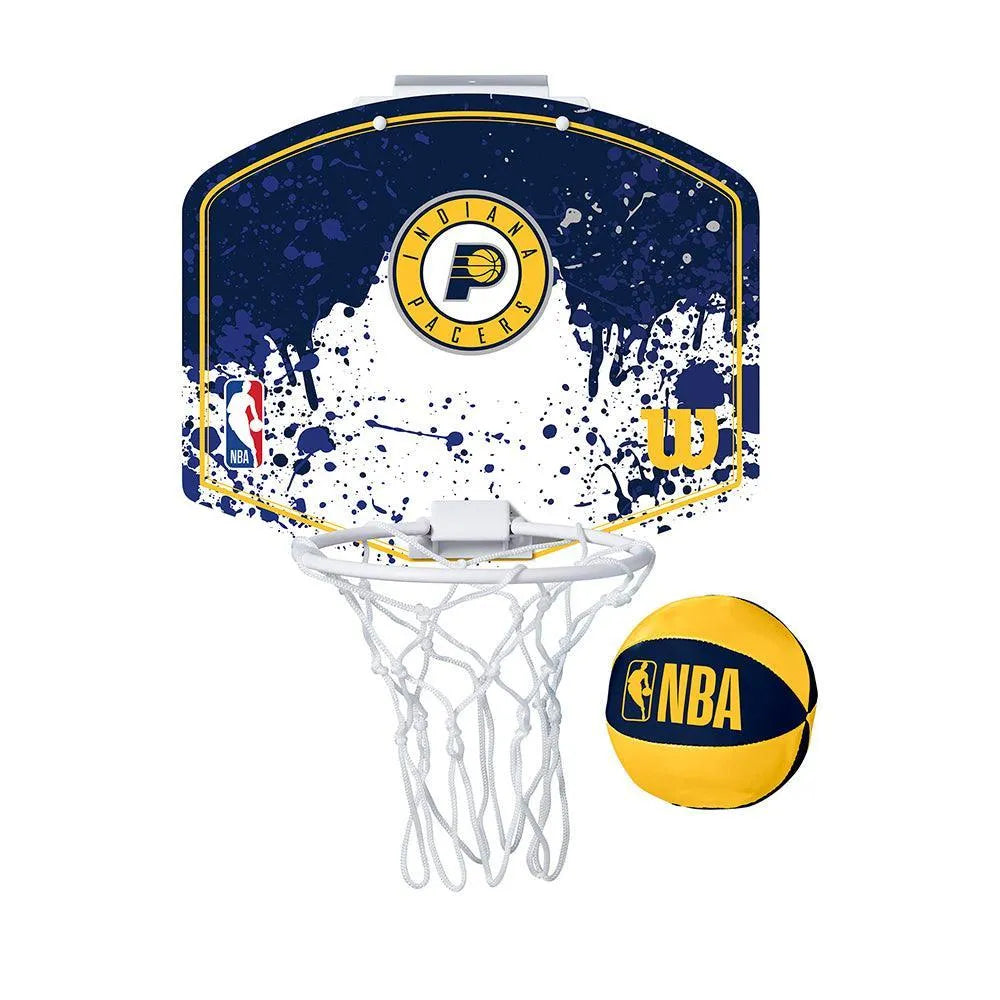 Wilson NBA Indiana Pacers Team Mini Hoop mini kosárlabda palánk labdával