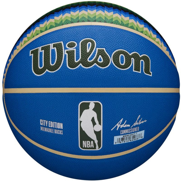 Wilson Nba Team City Collector Milwaukee Bucks Ball Basketball