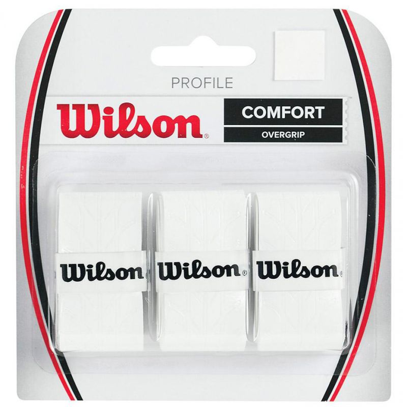 Wilson Profile Overgrip teniszgrip, 3 db, fehér WRZ4025WH