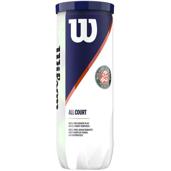 Wilson Roland Garros All Court tennis balls, 3 pcs WRT126400 Kiegészítők