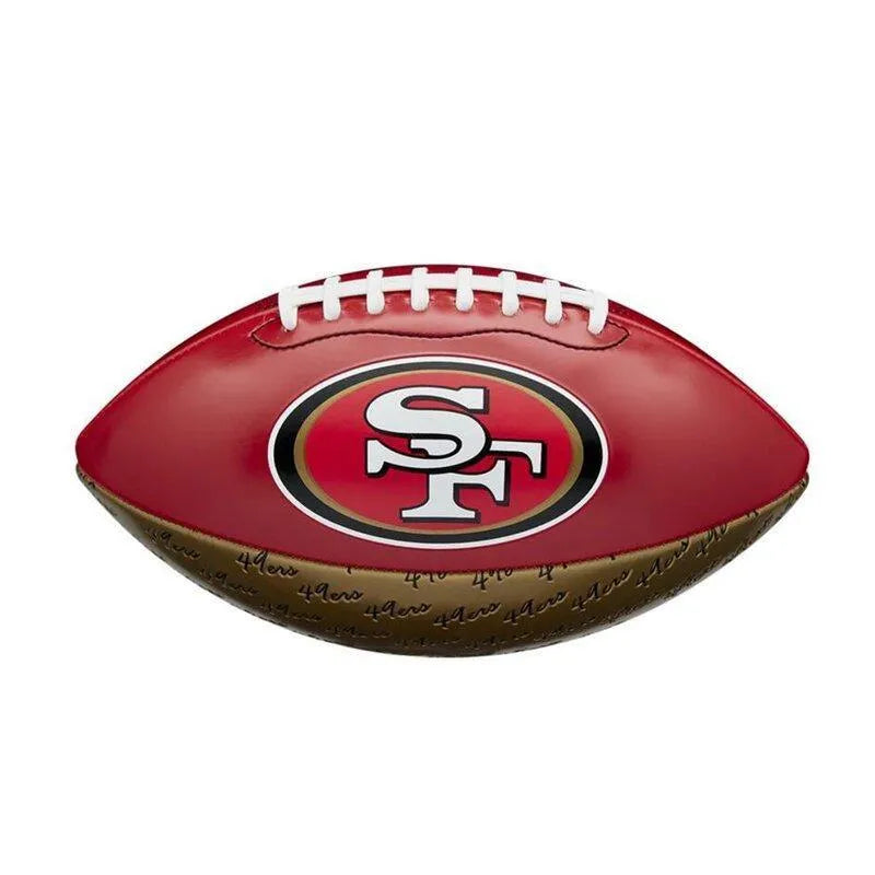 Wilson San Francisco 49ers Team Peewee amerikai focilabda, junior méret, gyerek