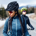 Wozinsky MTB Bike Helmet with Removable Visor and Rear USB Light M - Black czarny védőfelszerelés HT-28VCB-199803