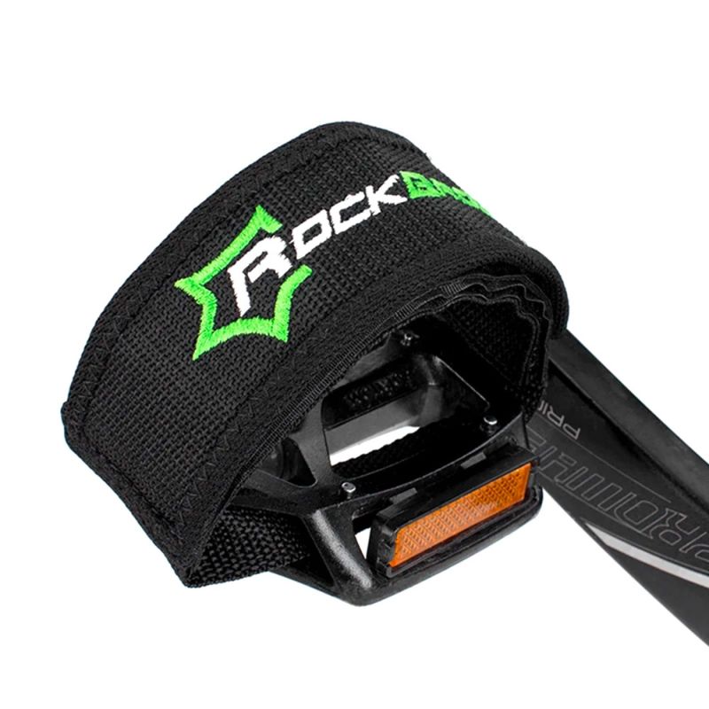 Rockbros Bicycle Pedal Straps 2 pcs - Black