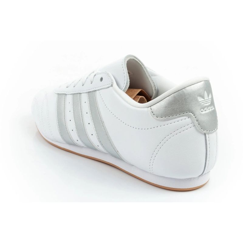 Adidas women's sports shoes Taekwondo Lace white fashionable leather fehér zokni