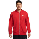 Nike Club BB FZ Hoodie Men's piros kapucnis pulóver